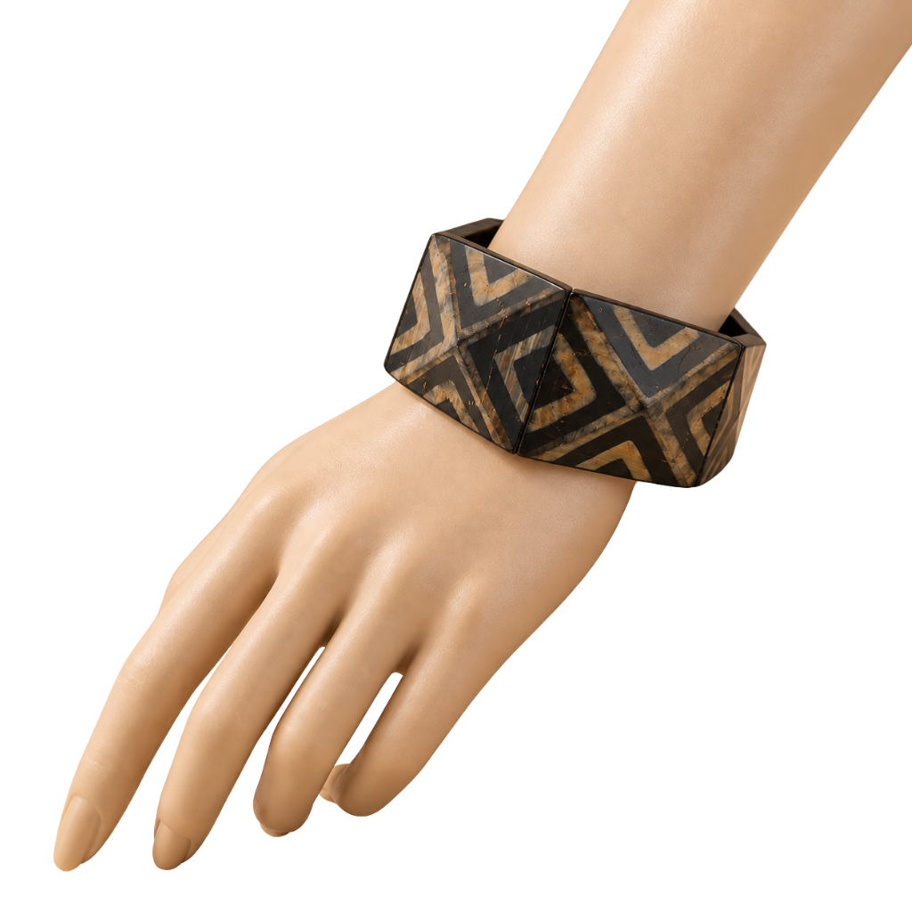 Tribal Edge Horn Bracelet